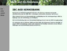 Tablet Screenshot of aod-ibc.femplaza.nl