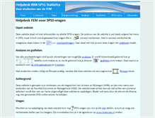 Tablet Screenshot of helpdeskspss.femplaza.nl